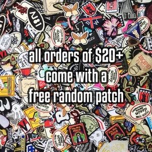 patches! SOLD OUT